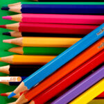 مداد رنگی ترکیب رنگ