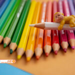 مداد رنگی خوش رنگ سوسمار نشان