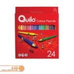 مداد رنگی 24 رنگ جعبه مقوایی کوییلو