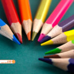 رنگ های شفاف مداد رنگی ووک